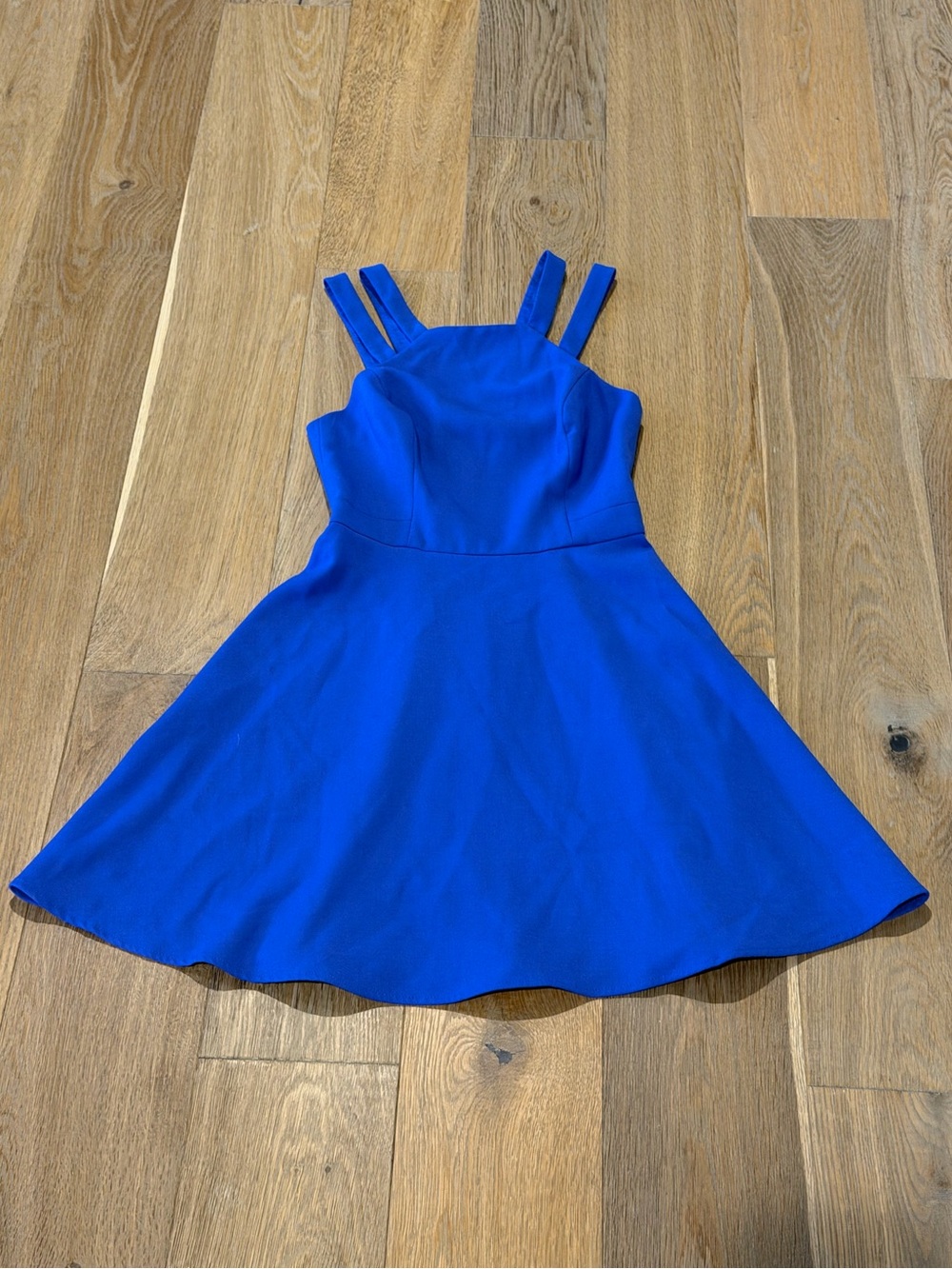 French Connection Cobalt Blue A-line Cocktail Dress Size 0